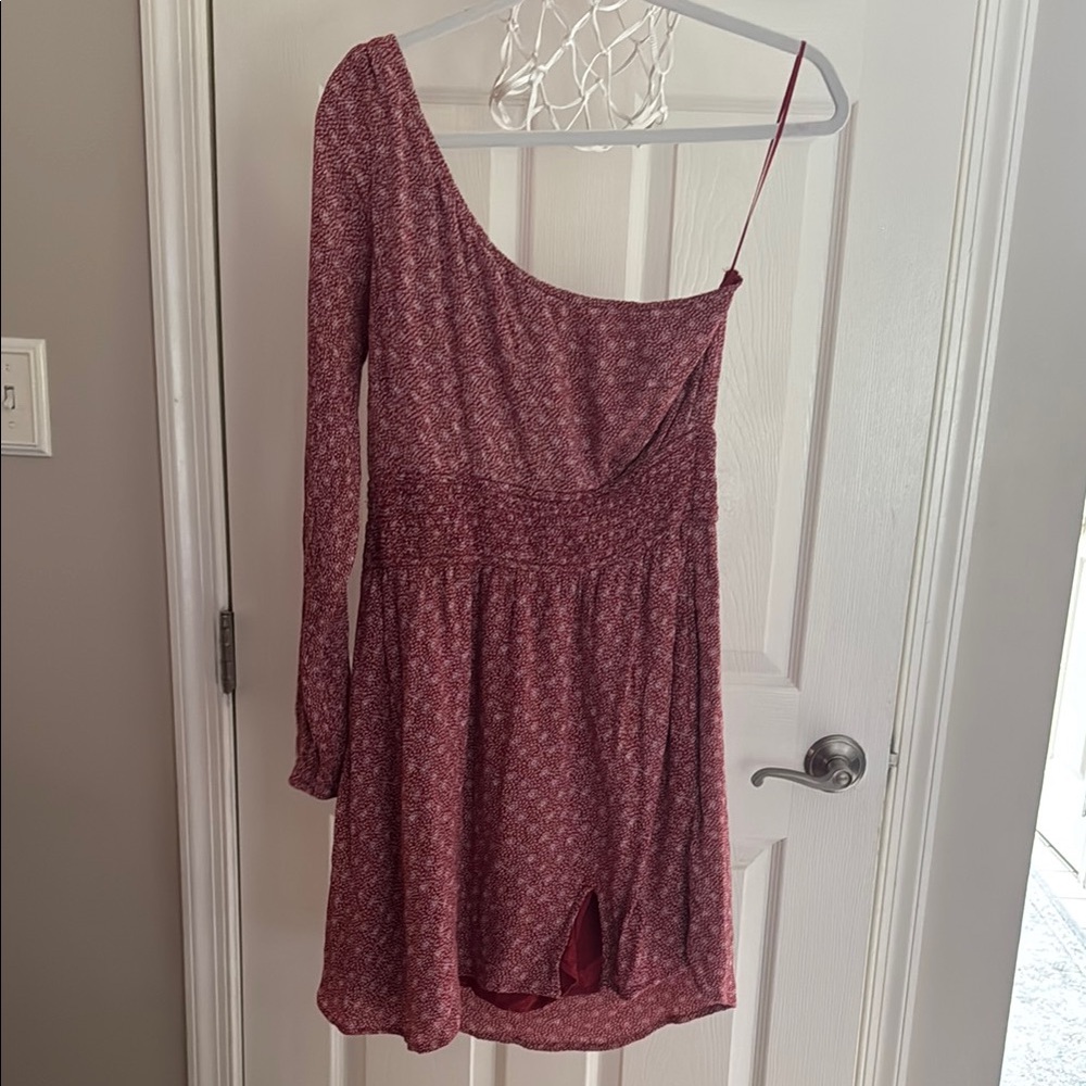 Abercrombie & Fitch Red Floral Dress